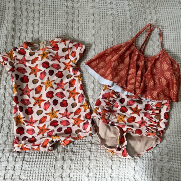 kortni jeane sibling match swim - shells and swans - Picture 1 of 8